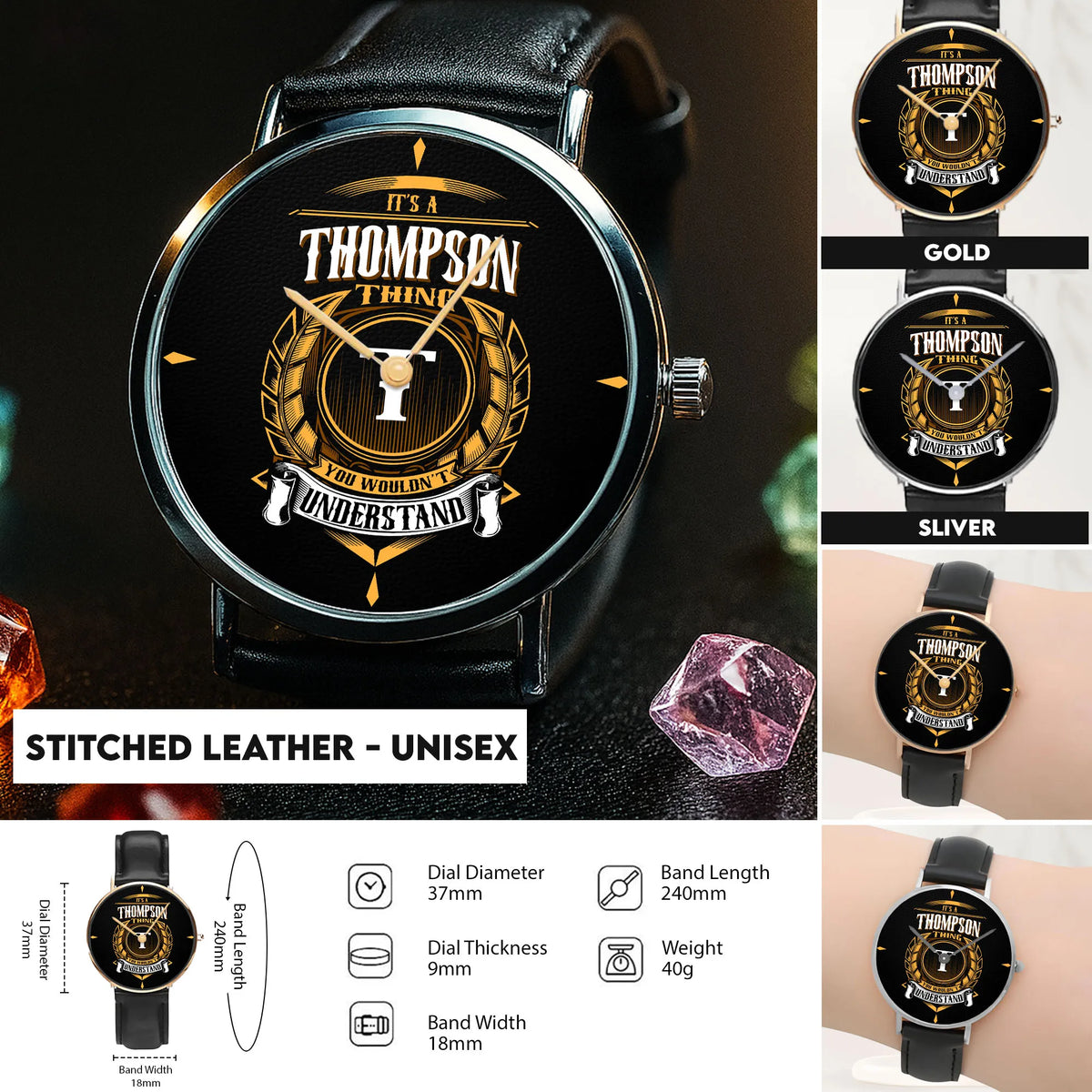 Stitched Leather - Unisex