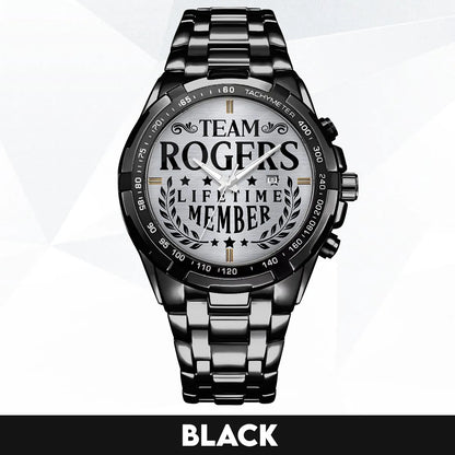 ROGERS 13K1-437 Alloy-Quatz-Men Watch, Personalized Premium Gift for Anniversary